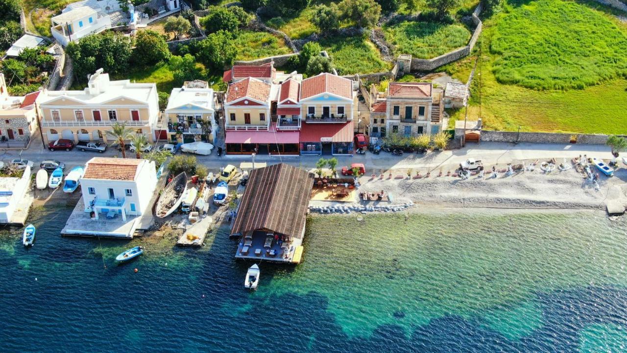 Korali Villa Sými Buitenkant foto